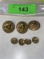 VINTAGE MILITARY BUTTONS