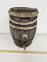 Small Wooden Barrel- No Top- As Found