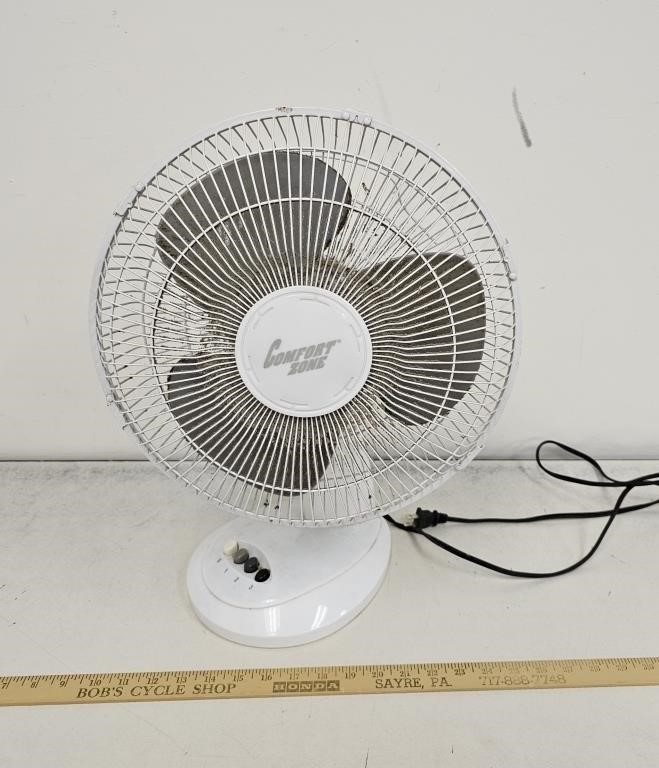 Comfort Zone- 3 Speed Fan- Needs Cleaning- Works