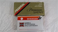 2 Boxes Winchester 300 H&H Magnum, 190gr, Federal