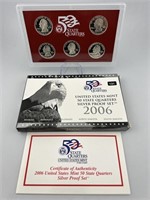 2006 US Silver Proof State Quarter Set