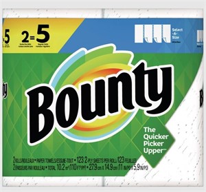 Bounty Select-A-Size Paper Towel, Double Rolls 6pk