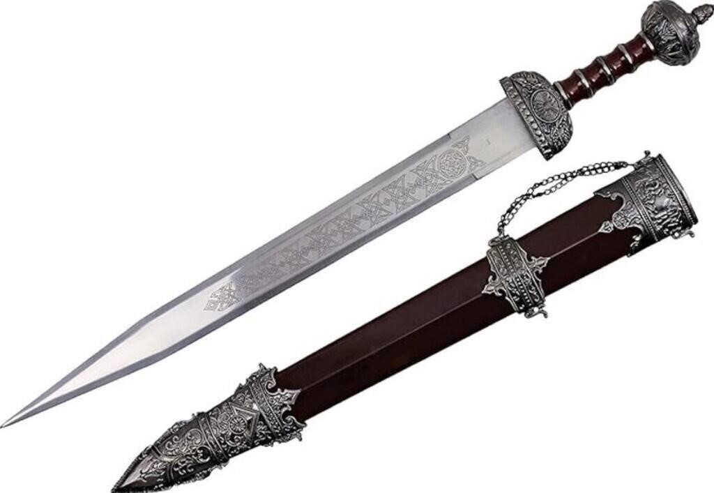Wuu Jau L-708 Roman Gladiator Sword, 31" - Brown
