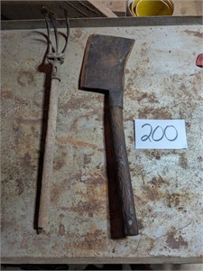 Primitive Cleaver and Garden Tool