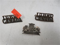 Canadian military pins