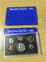 2 u.s. coin proof sets