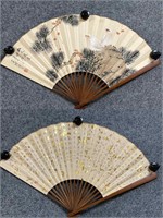 Lu Xiaoman paper flowers and birds into fans