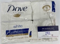 Dove white soap (14 bars)