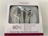 New Mozaik Serving for 8 Reuse or Recycle Set