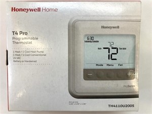 New Honeywell T4 Pro Thermostat