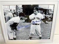 8x10 B & W New York Yankees Yogi Berra autographed
