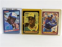 Fred McGriff HOF Baseball Card Lot (3 Total)