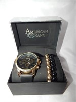 American Exchange Men's Watch & Bracelets