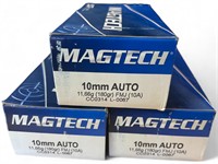 3 Boxes of Magtech 10MM Auto Ammo