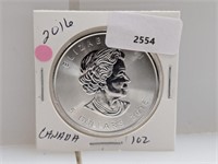 1oz .999 Silver Canada Maple Leaf