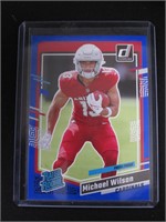 2023 DONRUSS MICHAEL WILSON BLUE PP RC