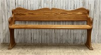 Vintage 61.5" Wooden Bench