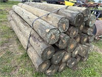 8ft x 7in wood posts