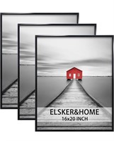 ELSKER&HOME 16x20 Picture Frames 3 Pack for Wall