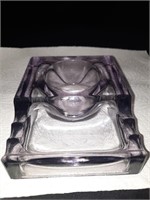 Art Deco Sengbusch Lavender Glass Inkwell
