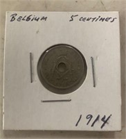 1914 BELGUIM COIN