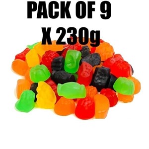 MIGHTY MARKED JUBES 230g PACK OF 9 X 230g