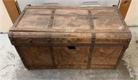 Antique vintage Wooden Chest As Is