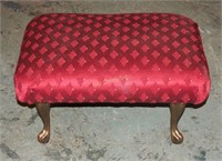 Small Red Claw Foot Stool