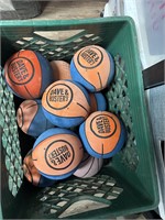 Crate of Basketballs