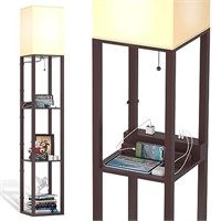 PAZZO Floor Lamp with Shelves, Shelf Floor Lamps b