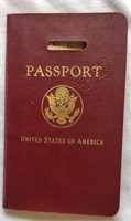 U.S 1933 Passport to China STAMPED w/Photo!