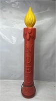 3 ft Blowmold Christmas Candle
