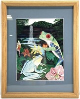 Patrick Sullivan Tree Frogs Signed Art Print