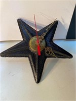 Cast Iron Star clock