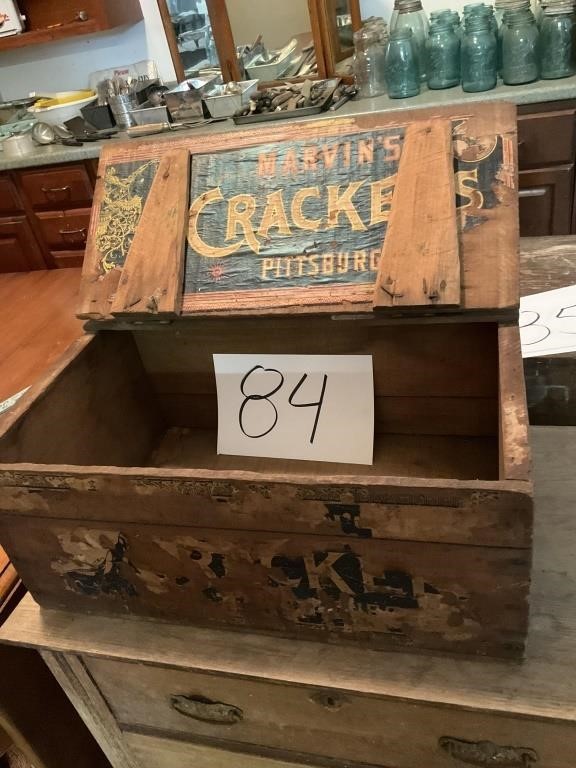 EARLY MARVINS CRACKER CRATE