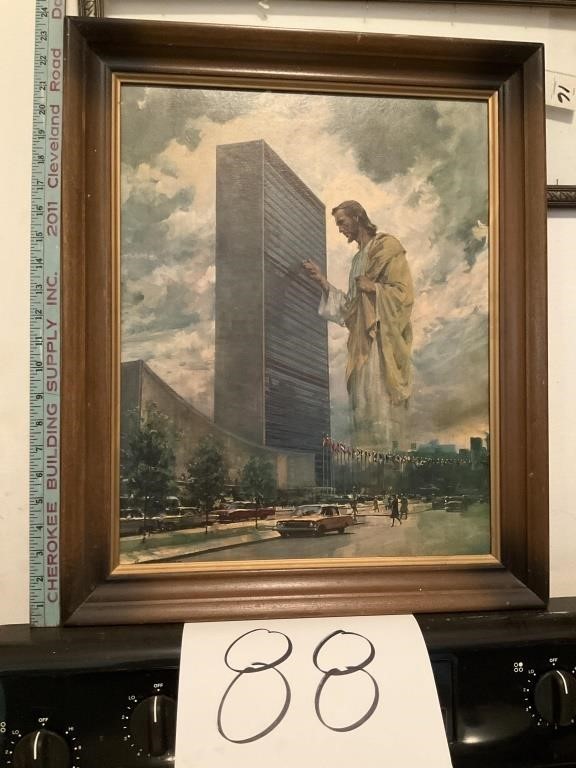 MID CENTURY RELIGIOUS/POLITICAL STATEMENT ART