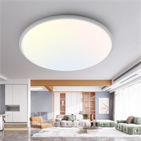 1PACK Flush Mount LED Ceiling Light Fixture Black,