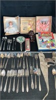 Darius, vintage utensils, dolls, decor, Archie