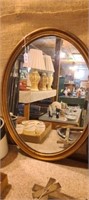 Vintage Oval Mirror