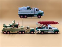 Set Of Three Hess Trucks