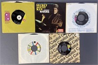 Jimmie Rodgers & Johnny Rivers Vinyl 45 Singles