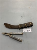 Knife & Leatherman Tool