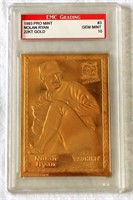 1993 Pro Mint Noland Ryan 22Kt Gold Baseball Card