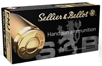 Sellier  Bellot SB380A Handgun  380 ACP 92 gr Full