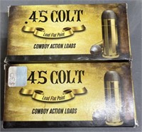 100 rnds .45 Colt Ammo