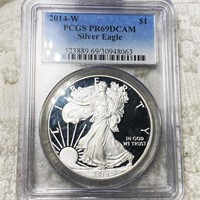 2014-W Silver Eagle PCGS - PR 69 DCAM