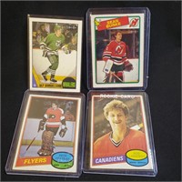 4 Hockey Rookies -1980's