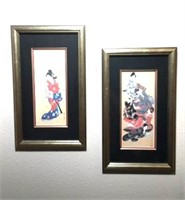 Framed Asian Geisha Prints