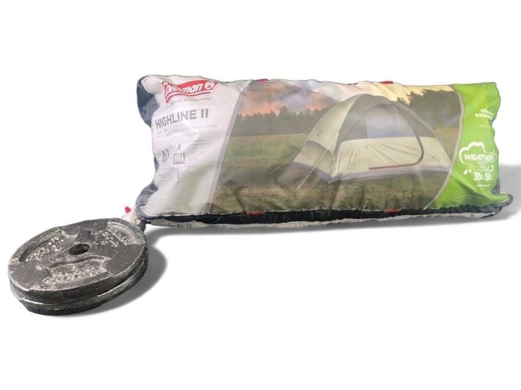 Coleman outdoor high line II dome tent fits 4