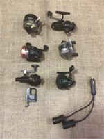 Lot of 6 Fishing reels